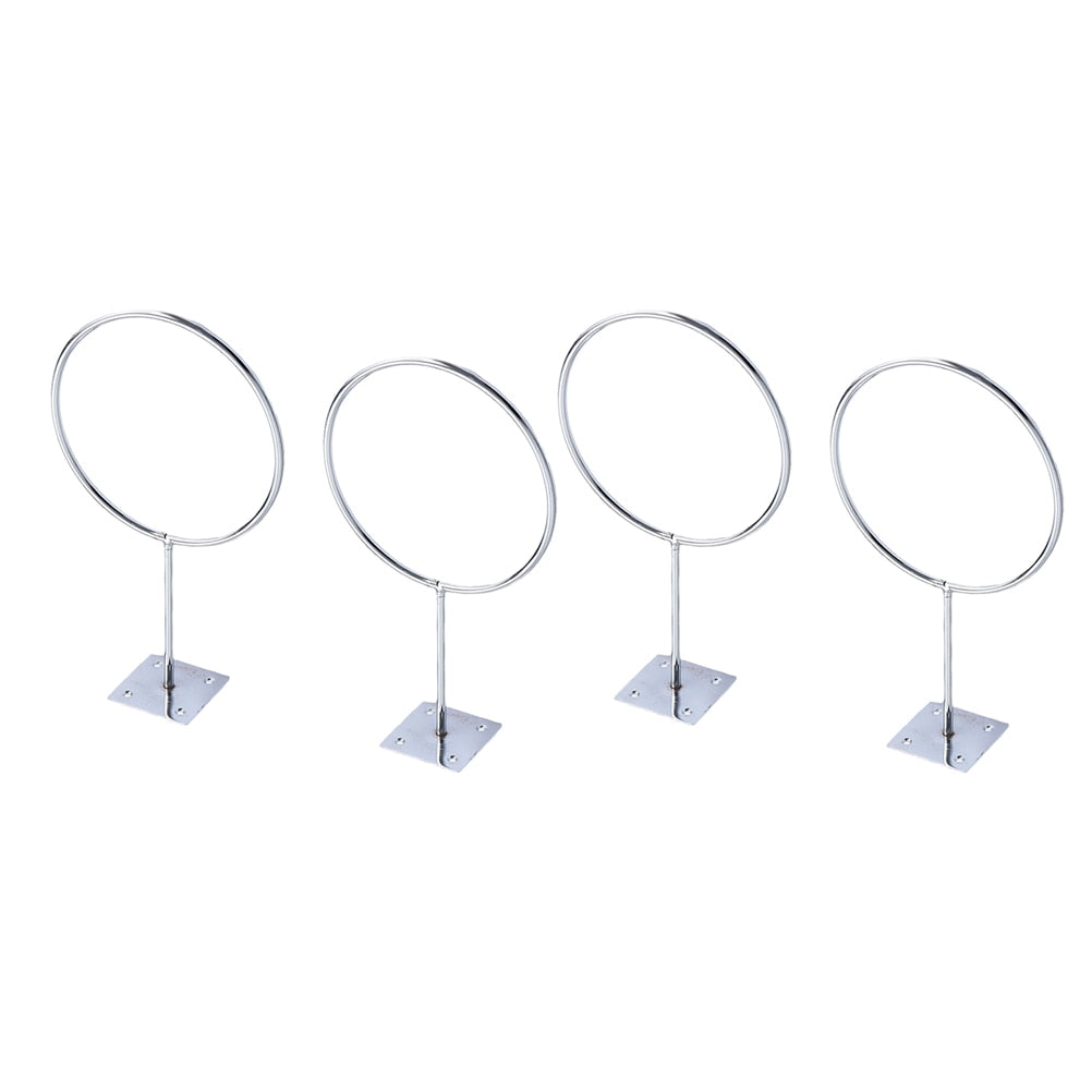 Iron Wall Ball Holders for Sports Balls, Set of 4 by HitMyNeed