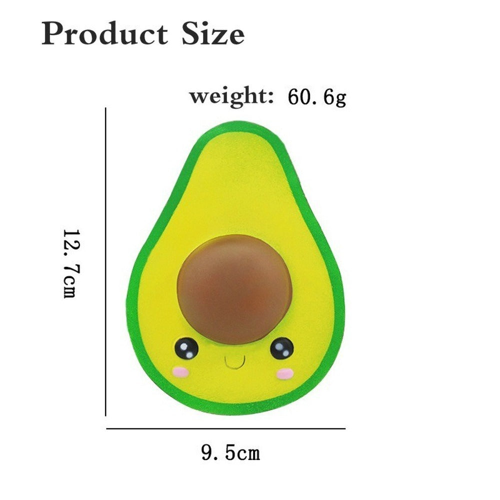 Kawaii Avocado Anti-Stress Squishy Toy by HitMyNeed