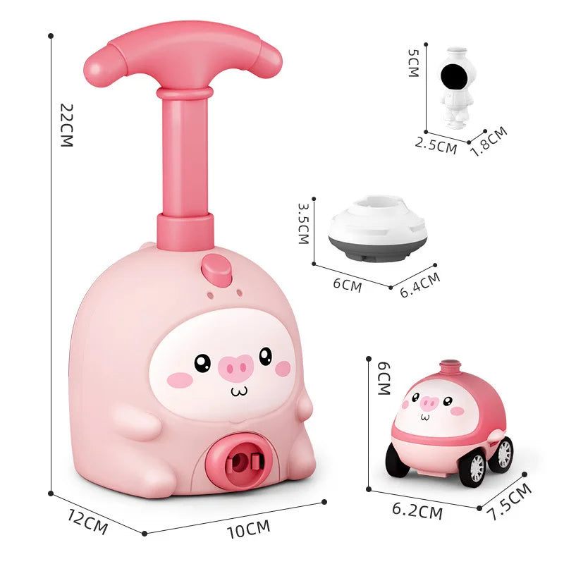 Kids Balloon Launcher Air Power Car & Tower Science Toy by HitMyNeed