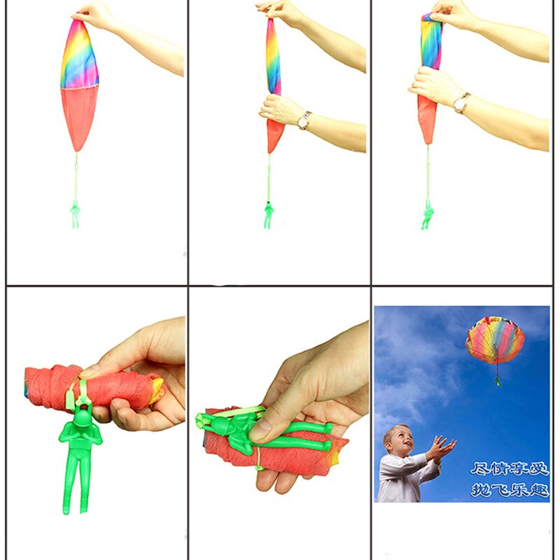 Kids Hand-Throw Soldier Parachute Outdoor Toy by HitMyNeed