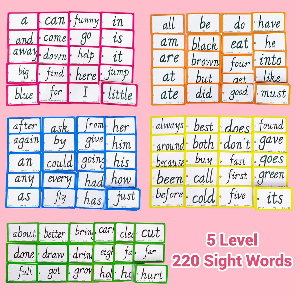 Kids Sight Words Flash Cards with QR Learning by HitMyNeed