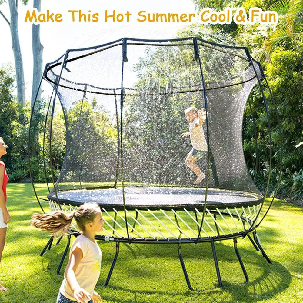 Kids Trampoline & Pool Outdoor Water Sprinkler 12m by HitMyNeed