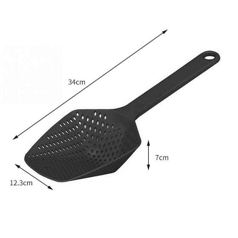 Kitchen Nylon Strainer Scoop with Long Handle by HitMyNeed