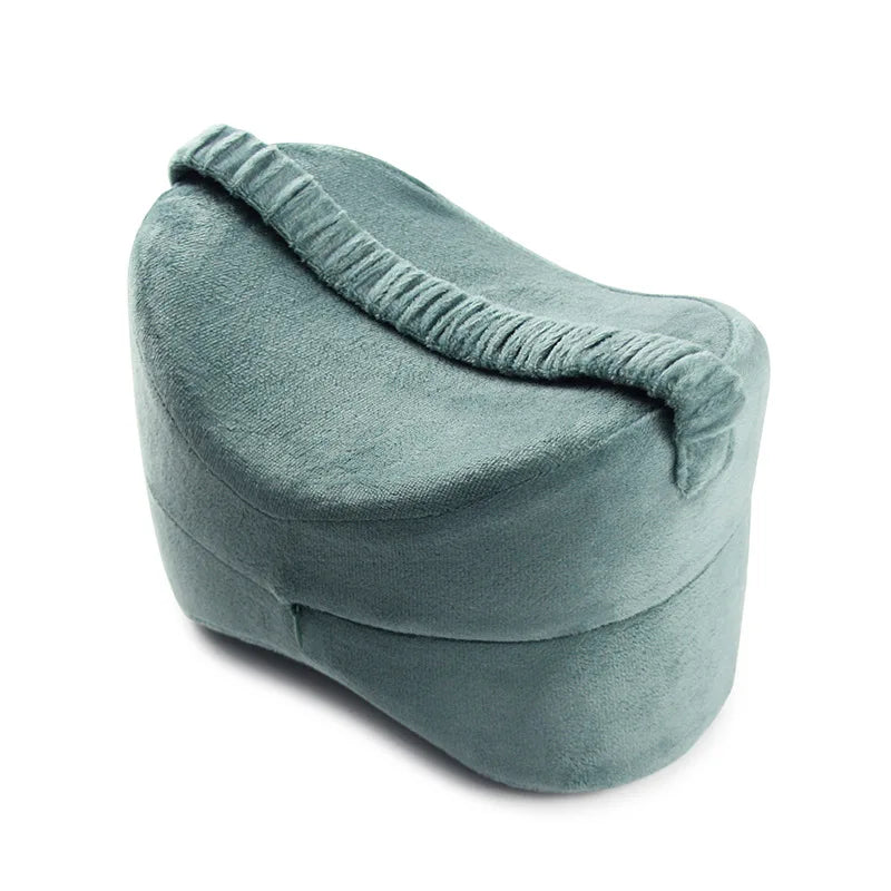 Knee Pillow for Side Sleepers with Memory Foam Support lake-blue by HitMyNeed