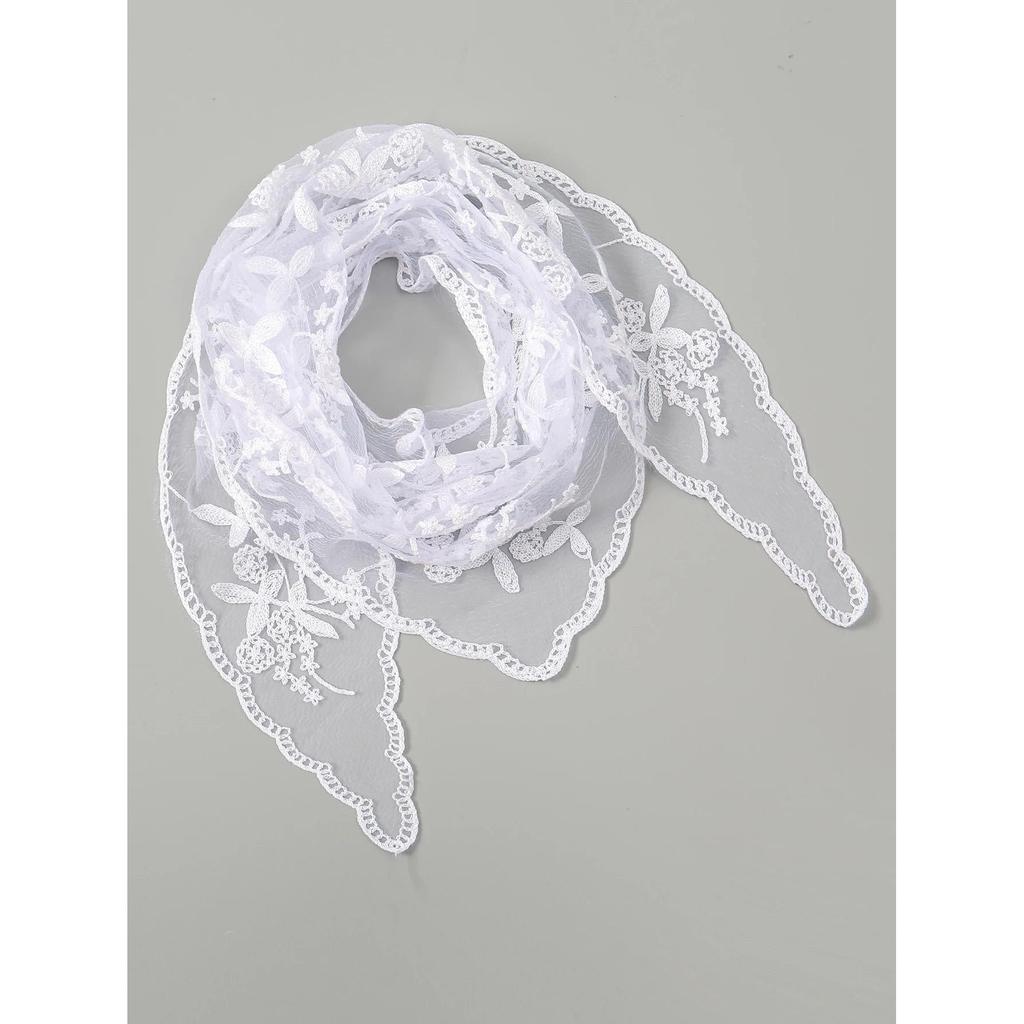 Lace Triangle Hair Scarf Retro Headband for Women by HitMyNeed