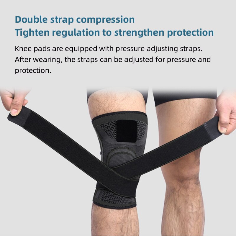 Lace-Up Compression Sports Knee Support Sleeve by HitMyNeed
