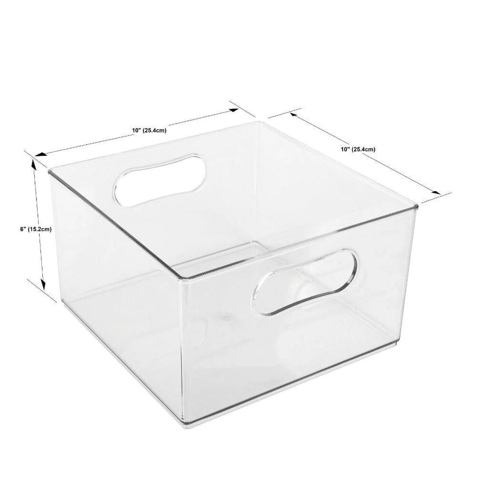 Large Clear Plastic Storage Drawers (Set of 2) by HitMyNeed