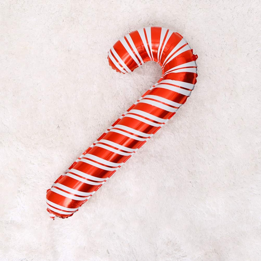 Large Foil Candy Cane Balloons, 8 Pack by HitMyNeed
