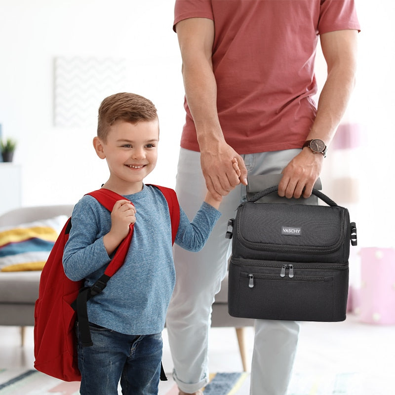 Large Insulated Lunch Cooler Bag, 13.4L Capacity by HitMyNeed