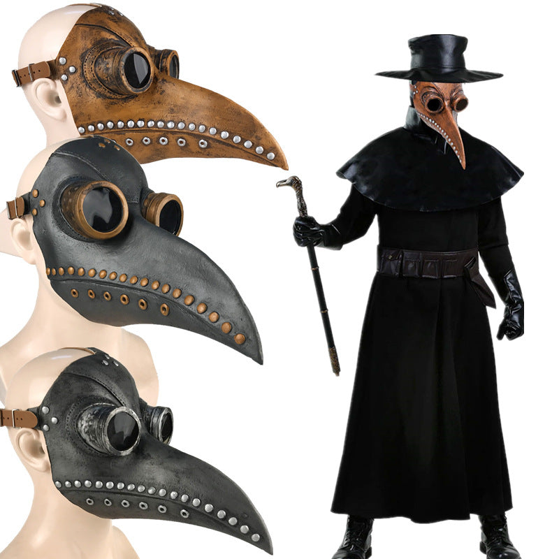 Latex Steampunk Plague Doctor Bird Mask by HitMyNeed