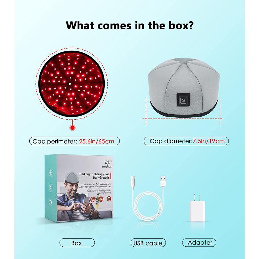 LED Red Light Therapy Hair Growth Cap Helmet by HitMyNeed