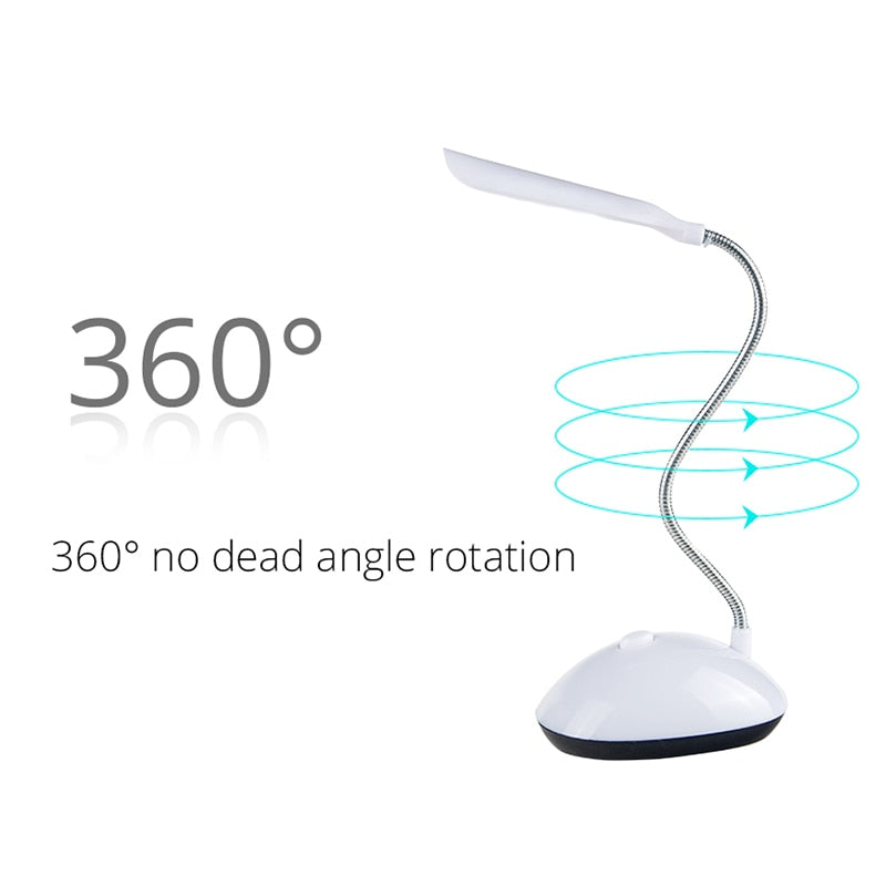 LED Rotating Night Light Lamp with Flexible Neck by HitMyNeed