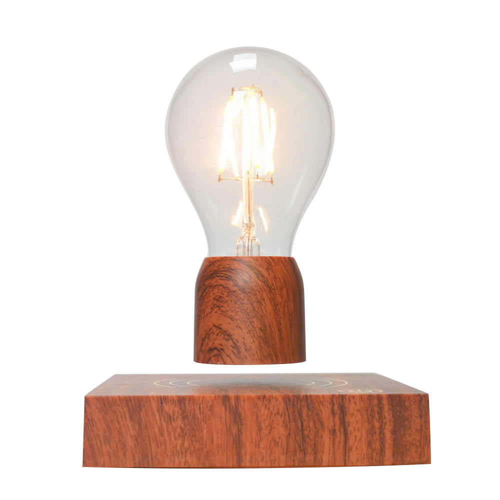 Levitating Magnetic Lamp with Wooden Base Decor by HitMyNeed