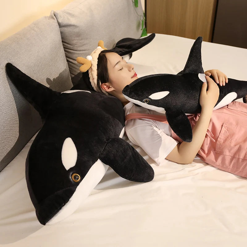 Lifelike Orca Whale Plush Toy for Kids by HitMyNeed