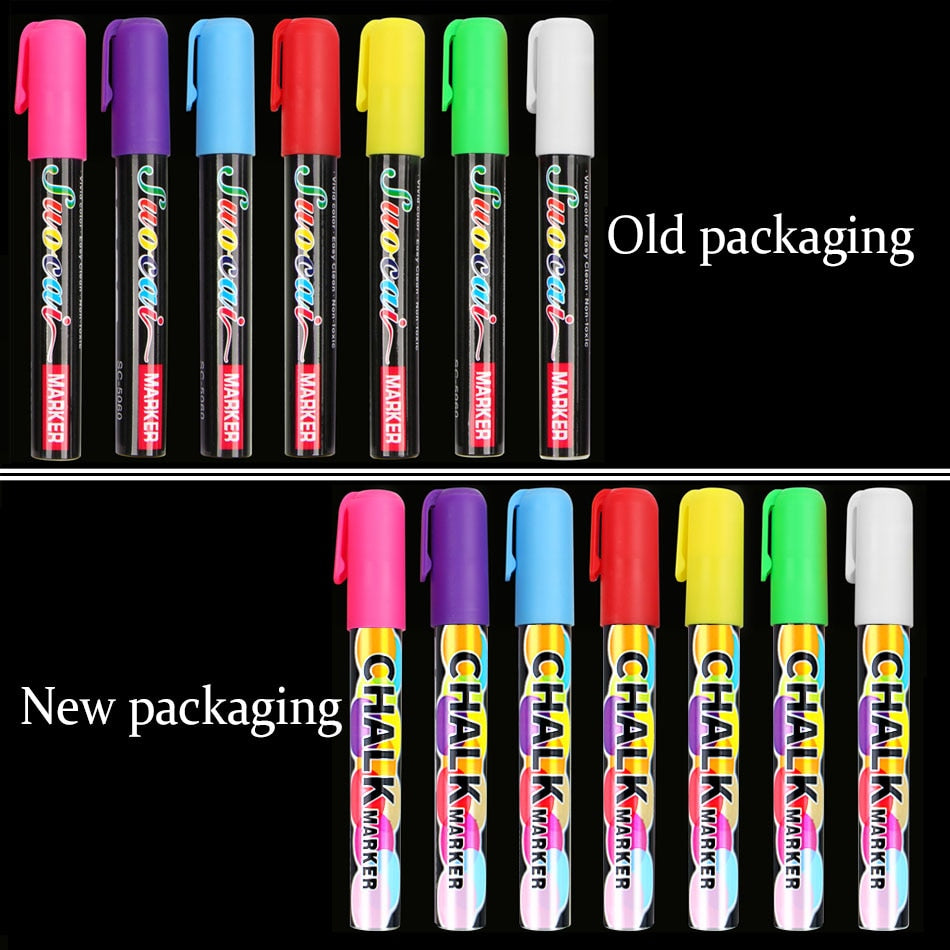 Liquid Chalk Marker with Reversible Tip red-3mm by HitMyNeed