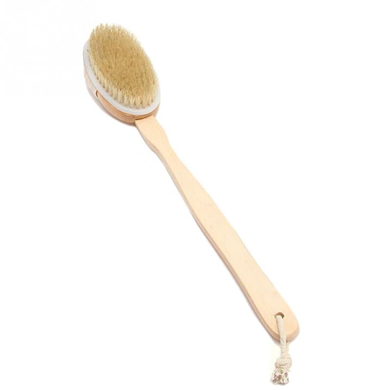 Long Handle Wooden Back Washer Brush by HitMyNeed
