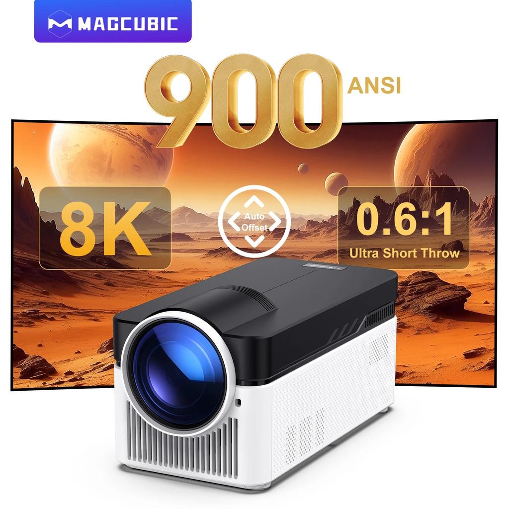 Magcubic HY450 Ultra Short Throw 8K 4K Projector by HitMyNeed