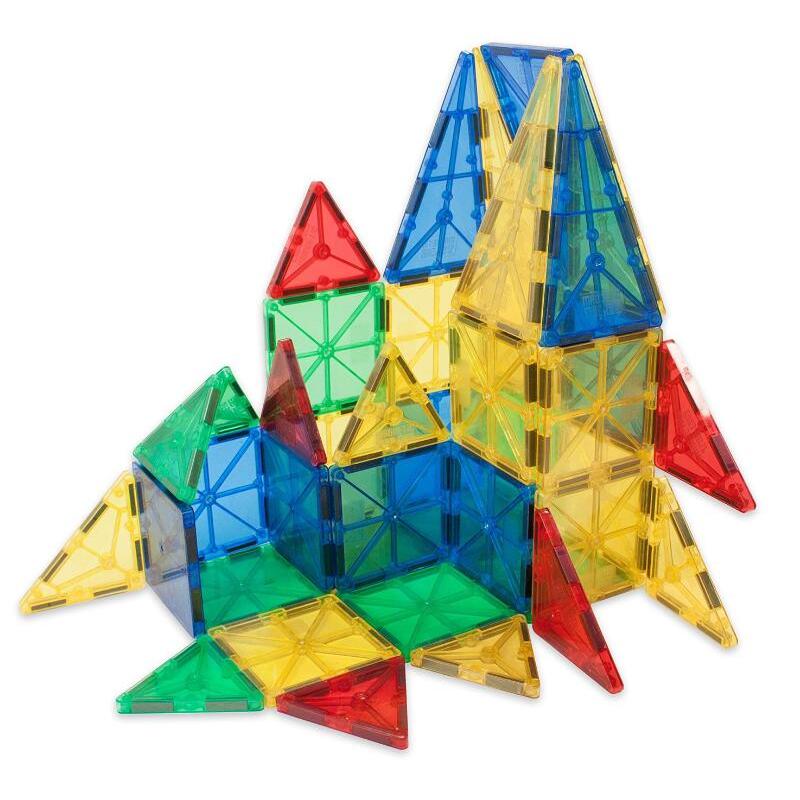 Magnetic Building Tiles Set for Kids, 32 Pieces by HitMyNeed