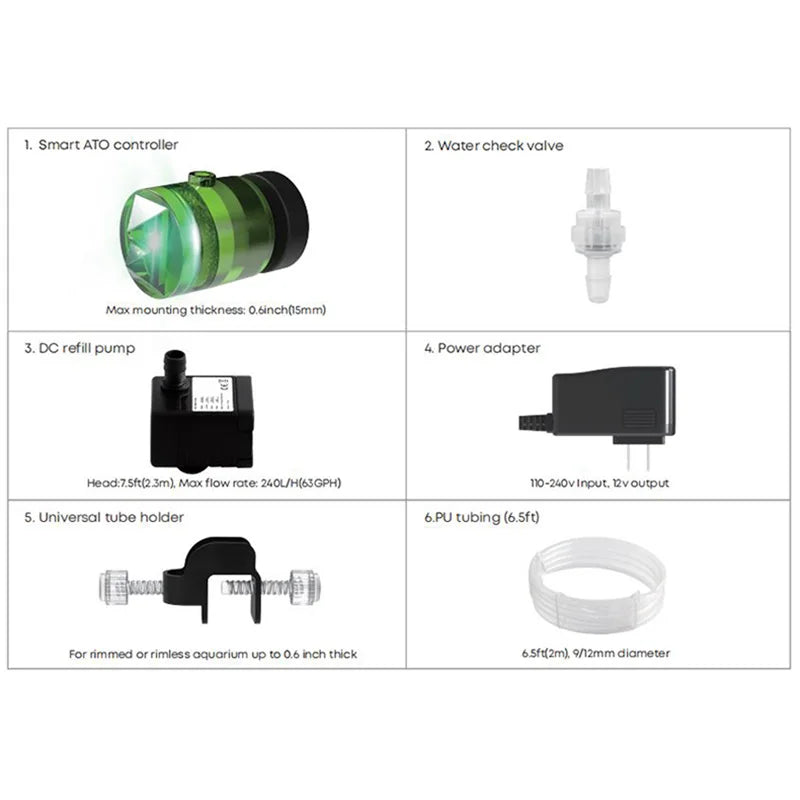 MagTool ATO-360P Smart Aquarium Auto Top Off Pump by HitMyNeed