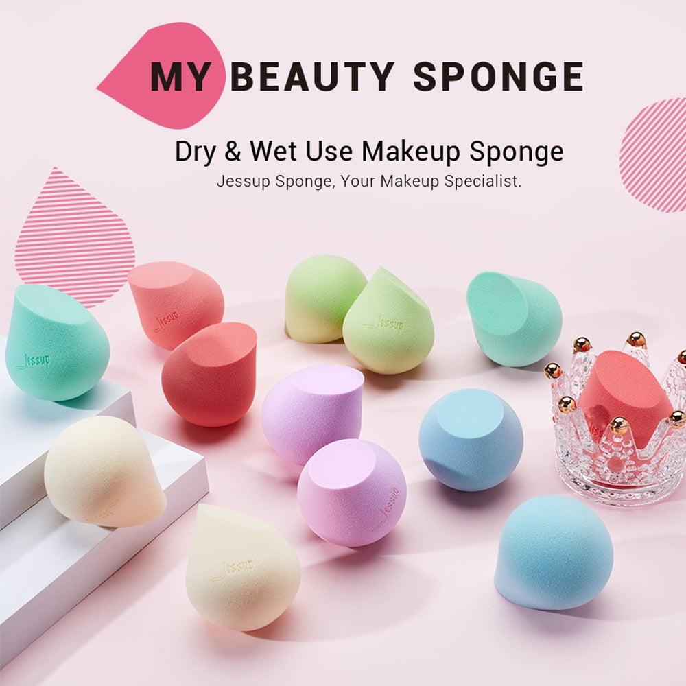 Makeup Sponge Set Beauty Puff Blender (6 Pack) by HitMyNeed