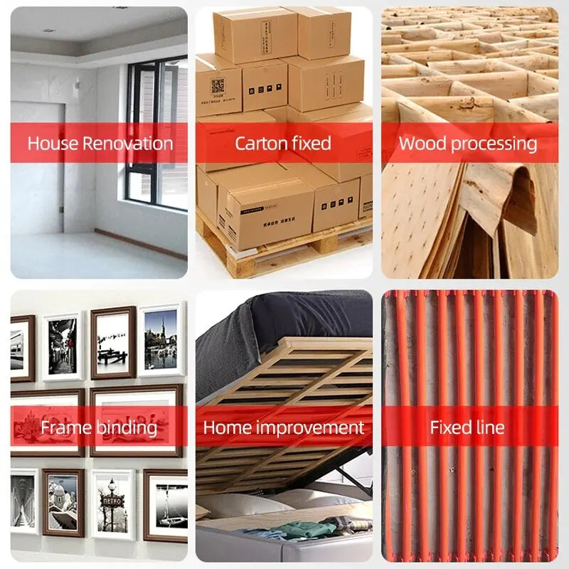 Manual Air Nailing & Stapling Gun for Woodworking by HitMyNeed