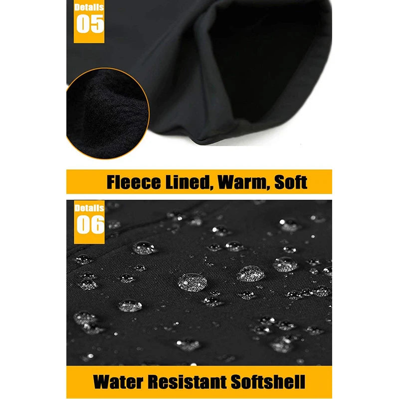 Men's Fleece Lined Waterproof Snow Ski Pants by HitMyNeed