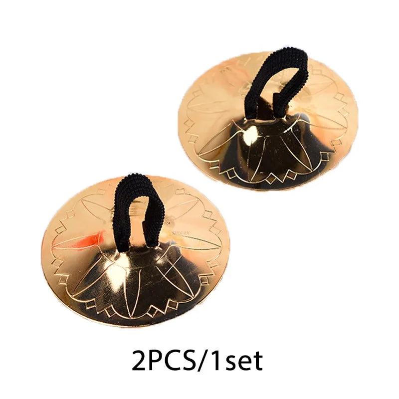 Metal Belly Dance Finger Cymbals - 1 Pair by HitMyNeed