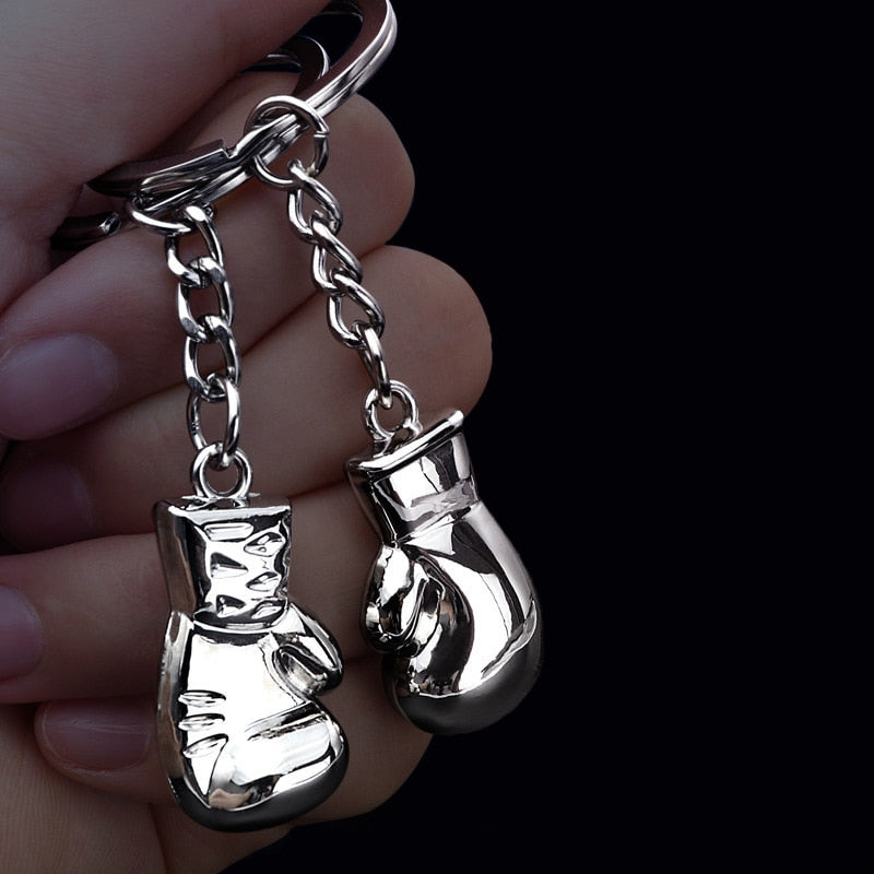 Metal Boxing Glove Keychain for Sports Fans by HitMyNeed
