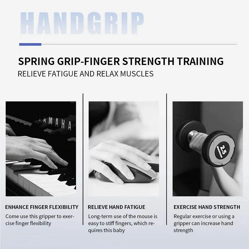 Metal Spring Grip Stress Ball for Hand Strength by HitMyNeed