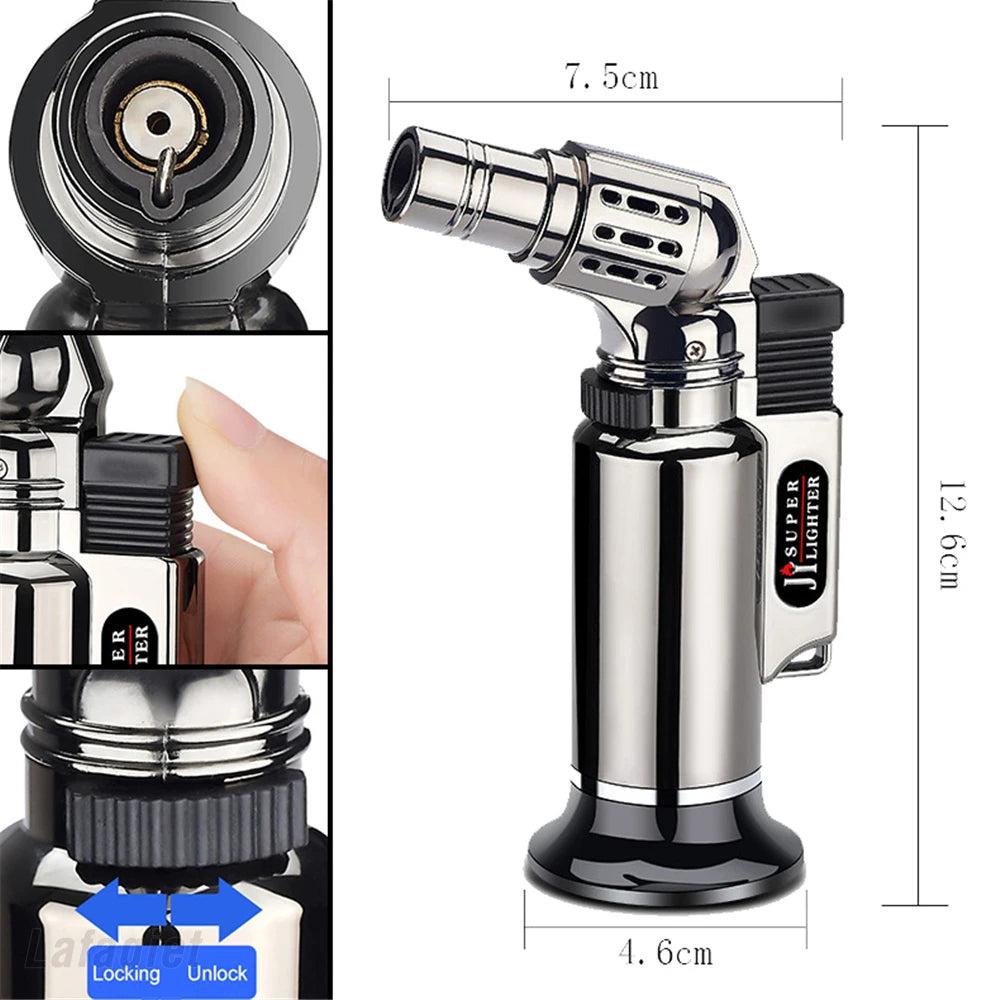 Metal Windproof Turbo Gas Torch Lighter by HitMyNeed