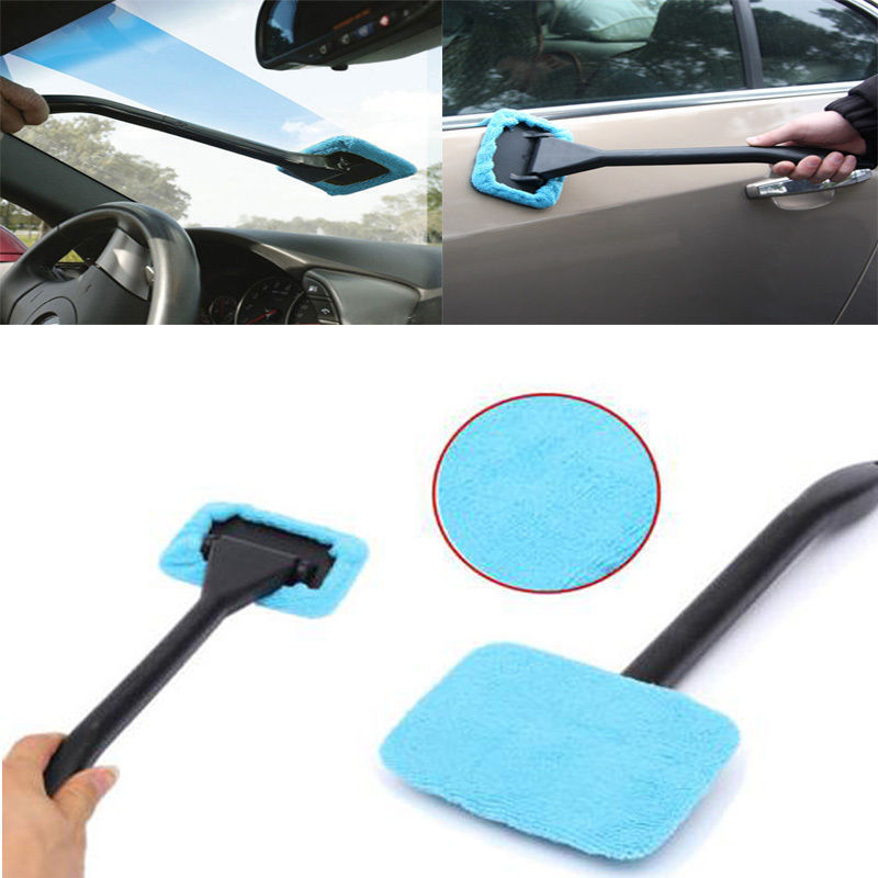 Microfiber Car Window Cleaner with Long Handle by HitMyNeed