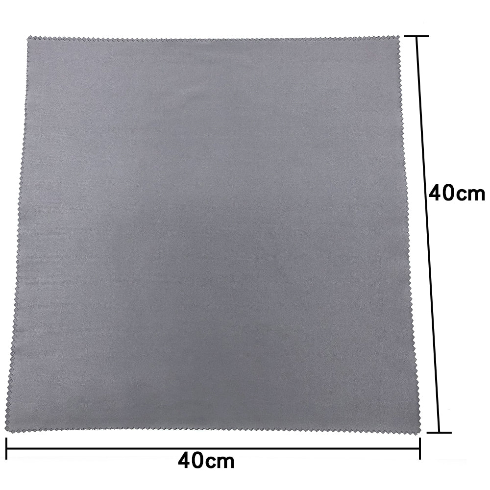 Microfiber Lens Cleaning Cloths (8-Pack, 30 x 30 cm) by HitMyNeed