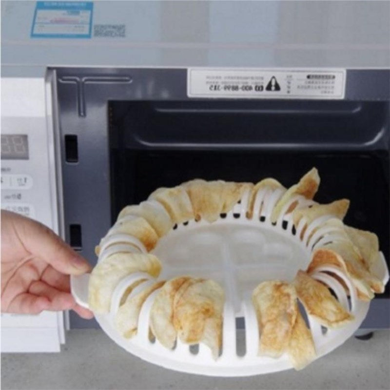Microwave Chips Maker 3-Piece Vegetable Slicer Set by HitMyNeed