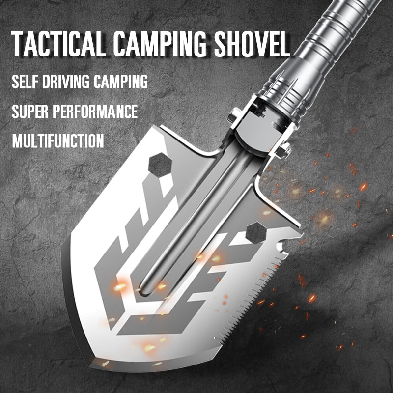 Military Tactical Folding Shovel Multi-Tool 68cm by HitMyNeed
