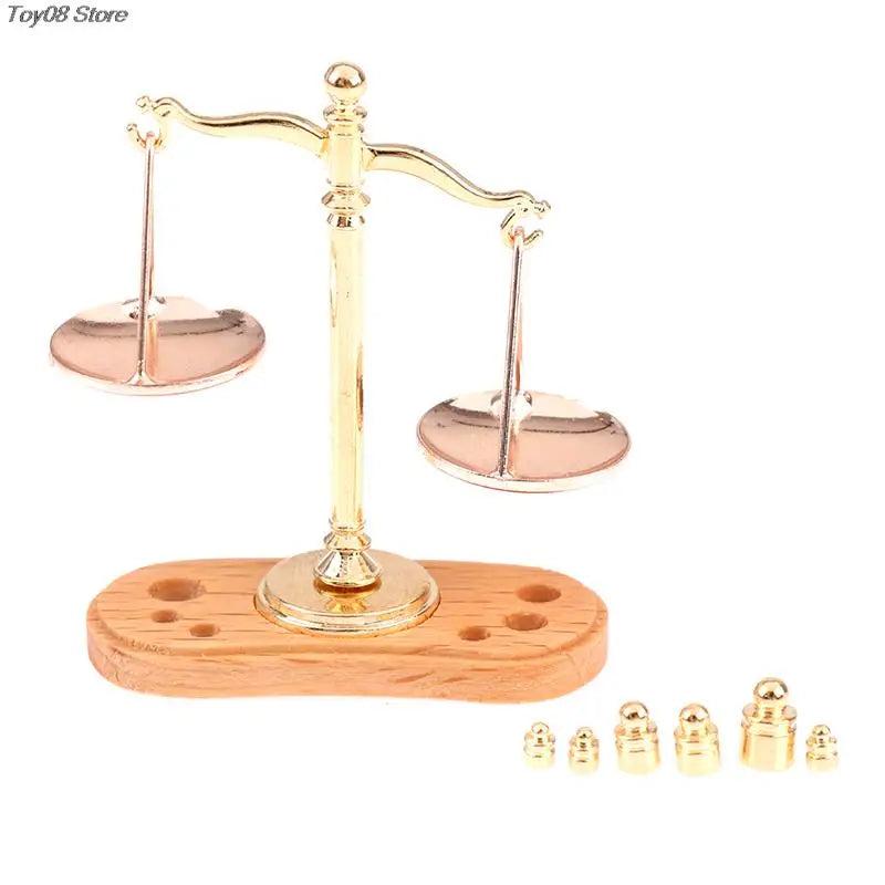 Mini Balance Scale Model for Dollhouse Decoration by HitMyNeed