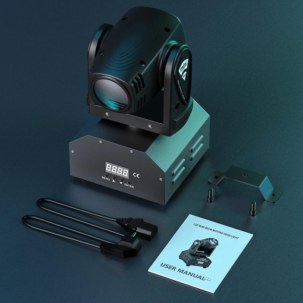 Mini LED Moving Head DMX512 RGBW 4-in-1 Stage Light by HitMyNeed