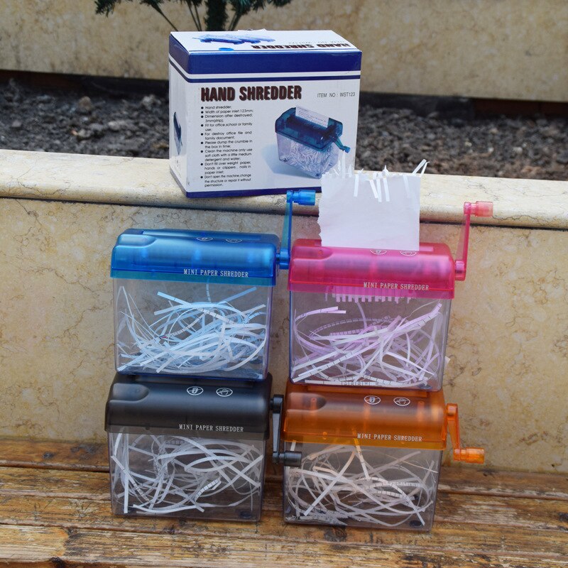 Mini Manual Paper Shredder for Home and Office by HitMyNeed