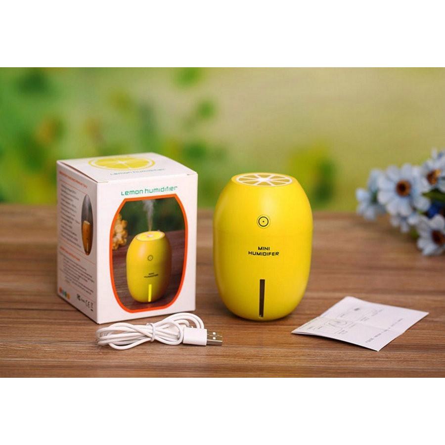 Mini USB Lemon Air Humidifier with LED Light by HitMyNeed