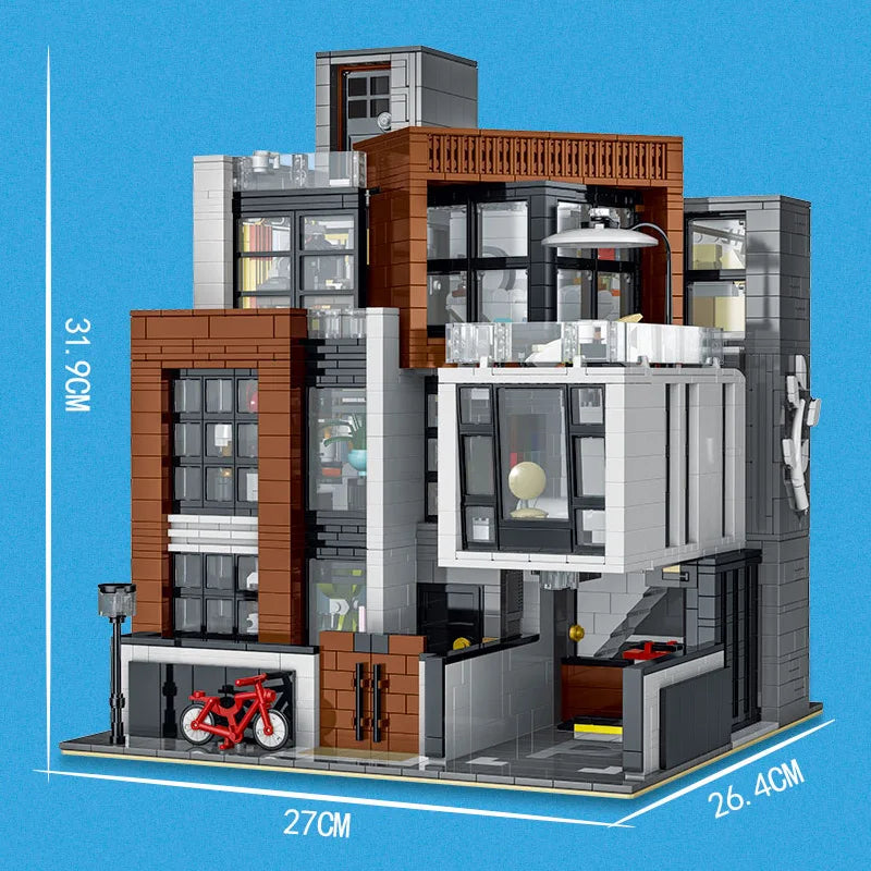 MOC-87366 Creative Modern Villa Building Set by HitMyNeed