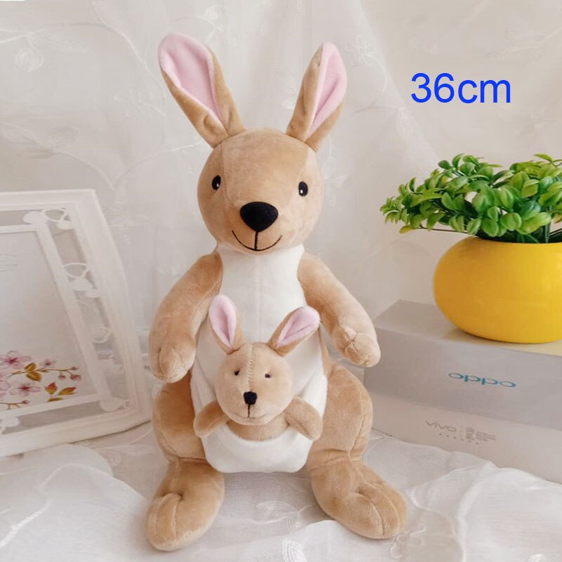 Mother and Baby Kangaroo Plush Toy 36cm by HitMyNeed