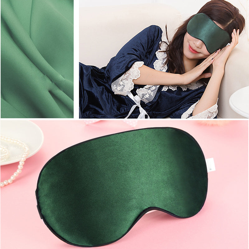 Mulberry Silk Eye Mask with Adjustable Strap by HitMyNeed