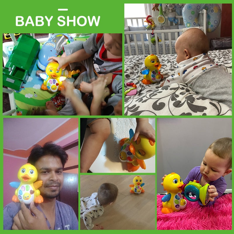 Musical Walking Duck Toy with Lights and Sounds by HitMyNeed