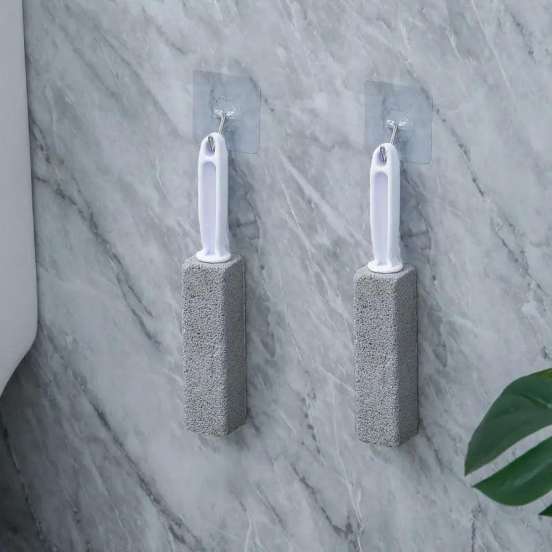 Natural Pumice Stone Toilet Bowl Cleaner with Handle by HitMyNeed