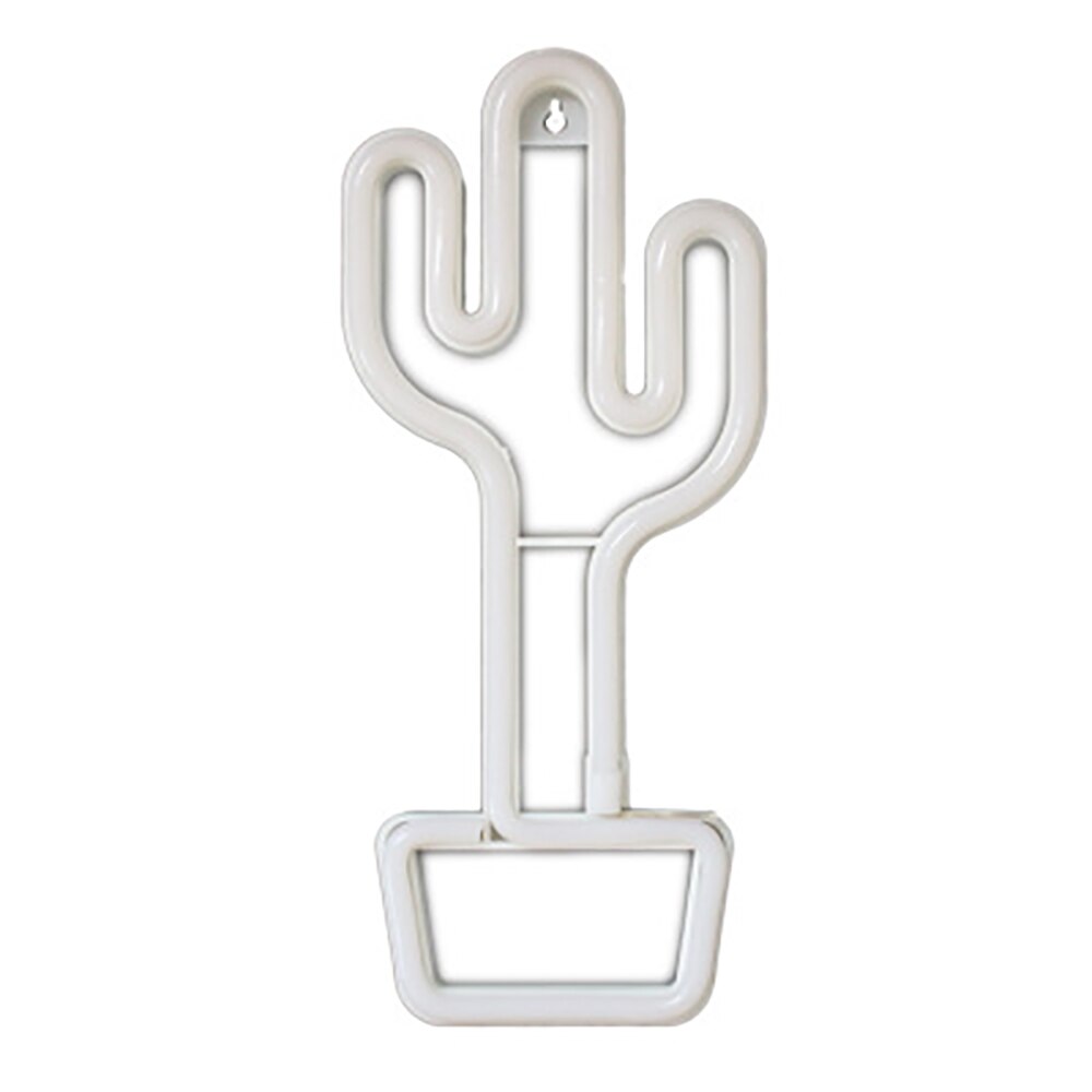 Neon LED Cactus Night Light with USB and Battery Power by HitMyNeed