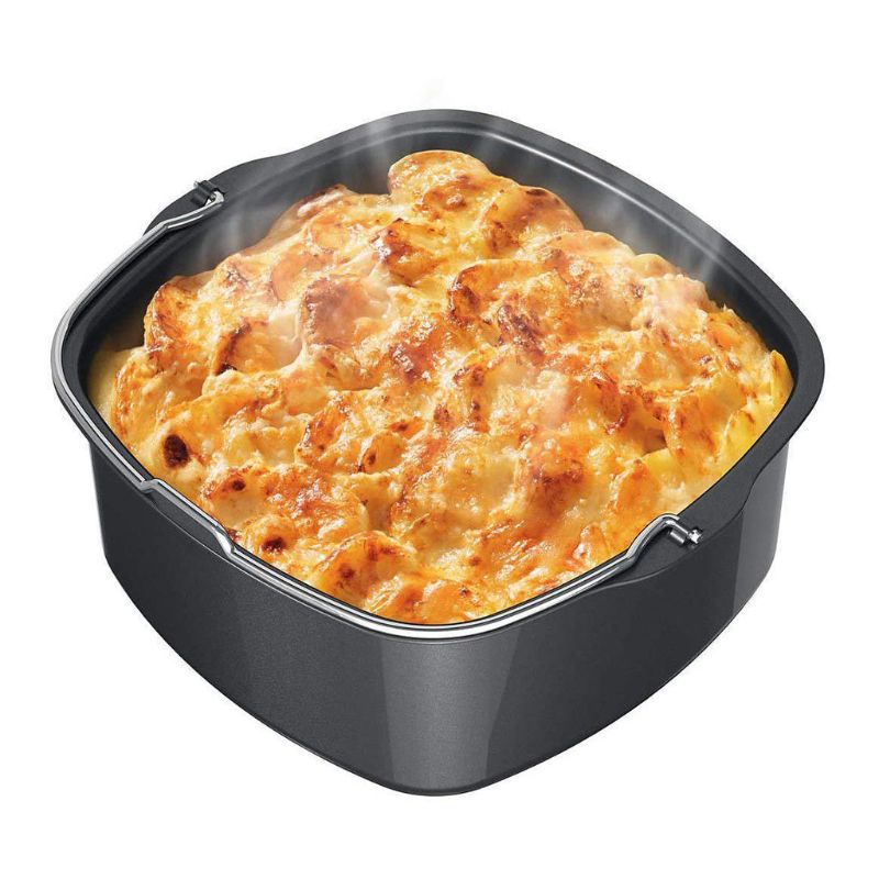 Non-Stick Square Air Fryer Cake Pan with Handle by HitMyNeed