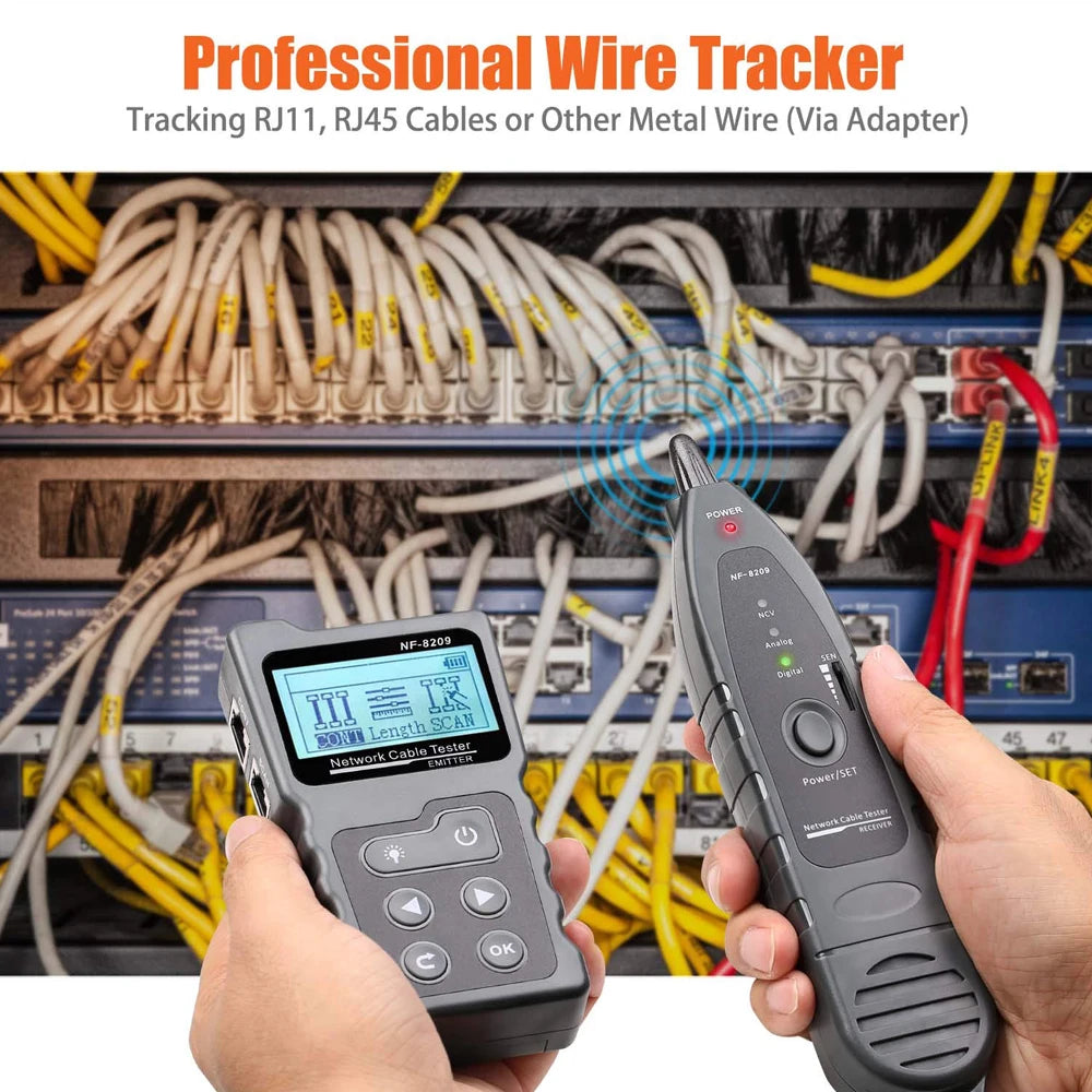 NOYAFA NF-8209 LAN Cable Length & POE Network Tester by HitMyNeed