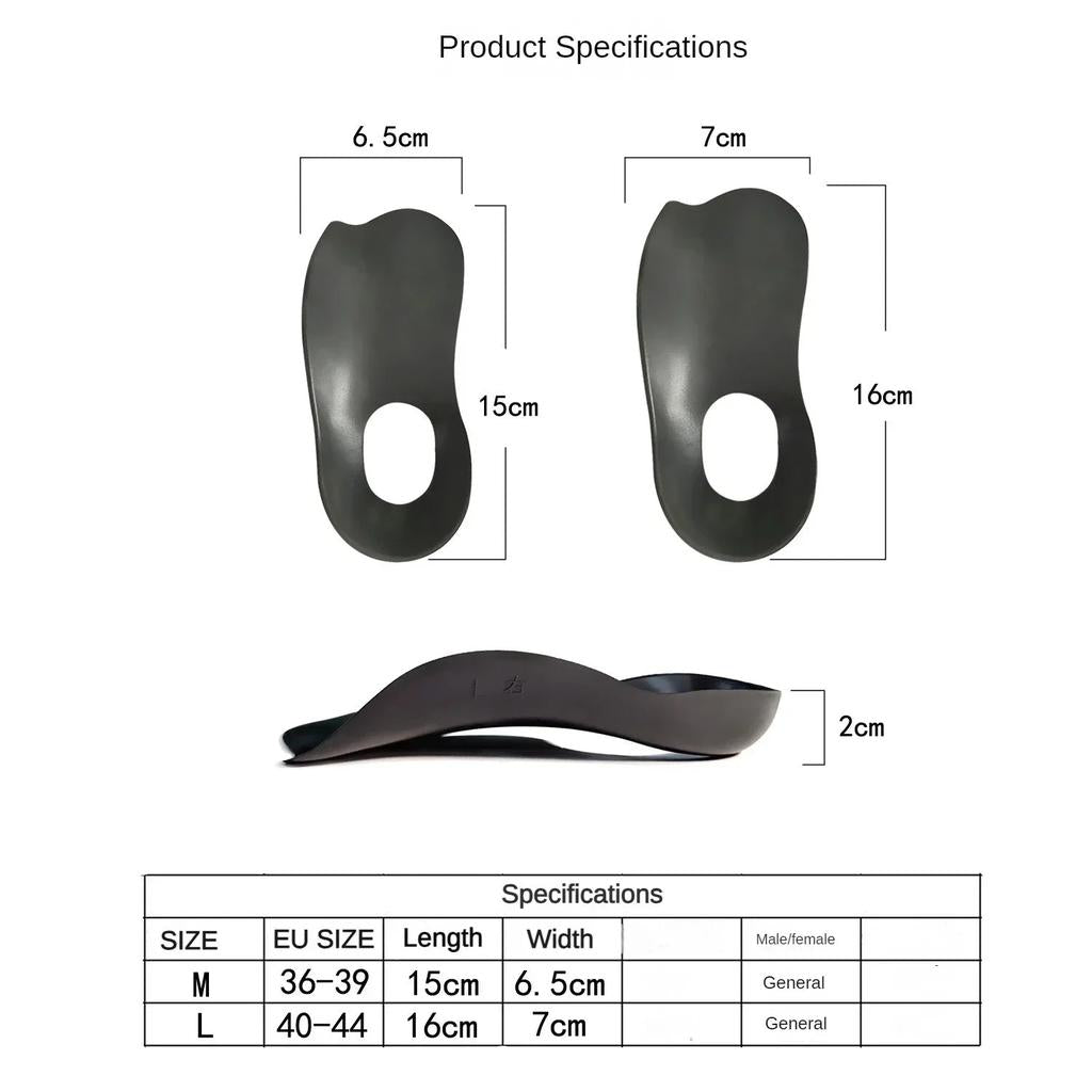 Orthotic Insoles for Flat Feet & O-Leg Support by HitMyNeed