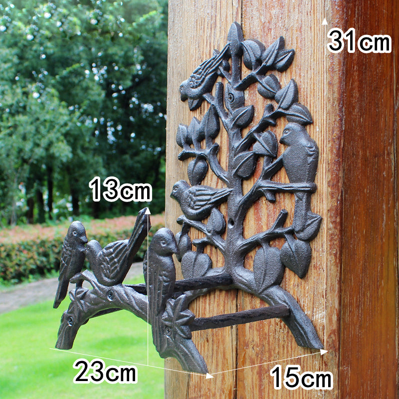 Outdoor Cast Iron Wall-Mounted Hose Holder by HitMyNeed