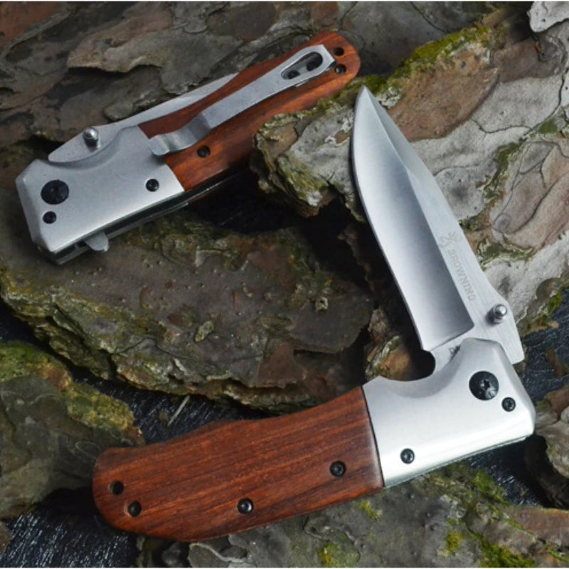 Outdoor Folding Tactical Knife for Camping & Fishing by HitMyNeed