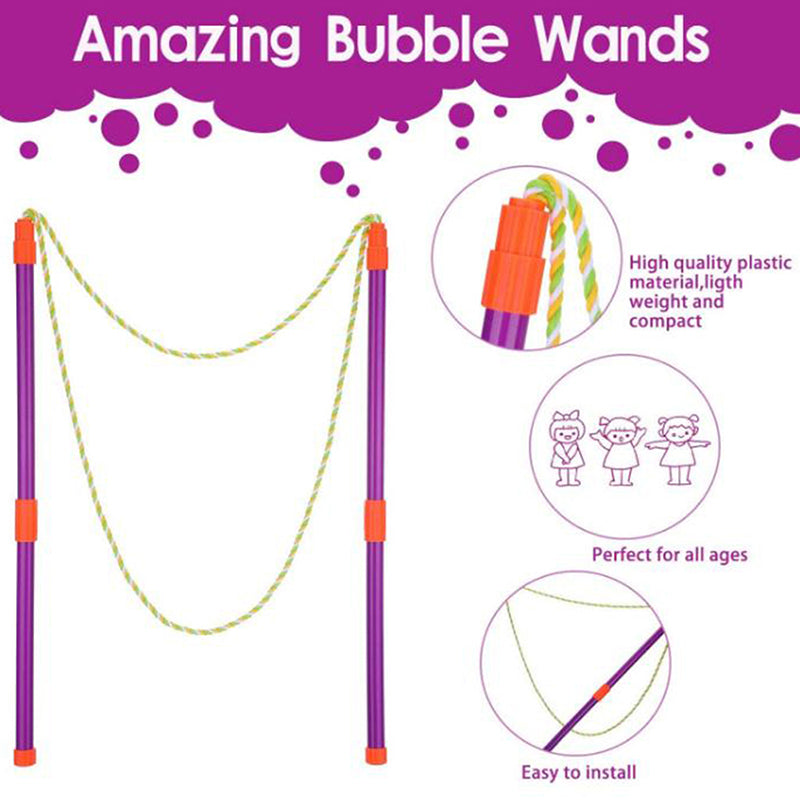 Outdoor Giant Rope Bubble Wand Set by HitMyNeed